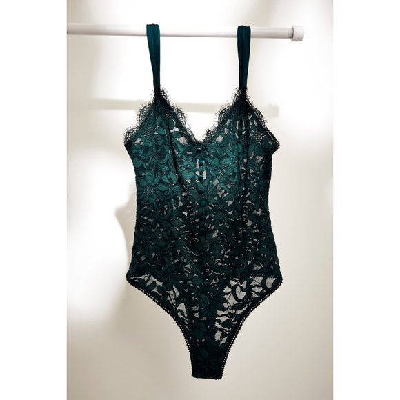 NWT Free People Bedroom Date Bodysuit /Pine Needle - Picture 5 of 6